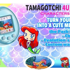 Tamagotchi 4U/4U+ Characters - Cute Mermaid