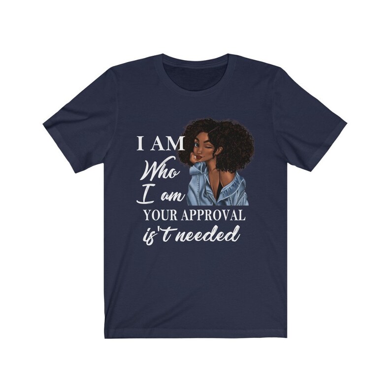 Black History I Am Who I Am Shirt Black Queen Lady Gift for Women Curly Natural Afro African American Ladies T-Shirt Black Queen Shirt