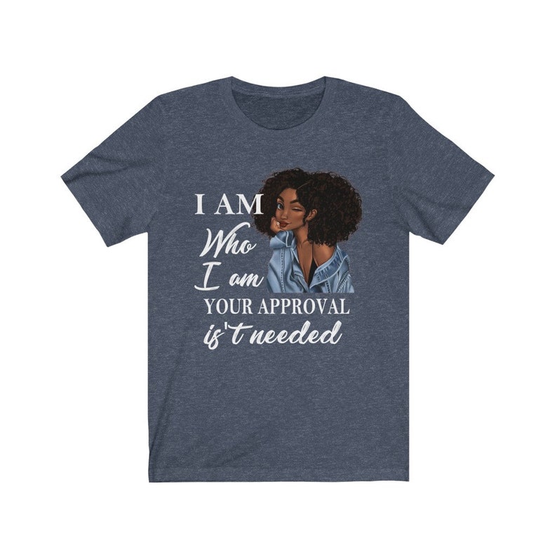 Black History I Am Who I Am Shirt Black Queen Lady Gift for Women Curly Natural Afro African American Ladies T-Shirt Black Queen Shirt