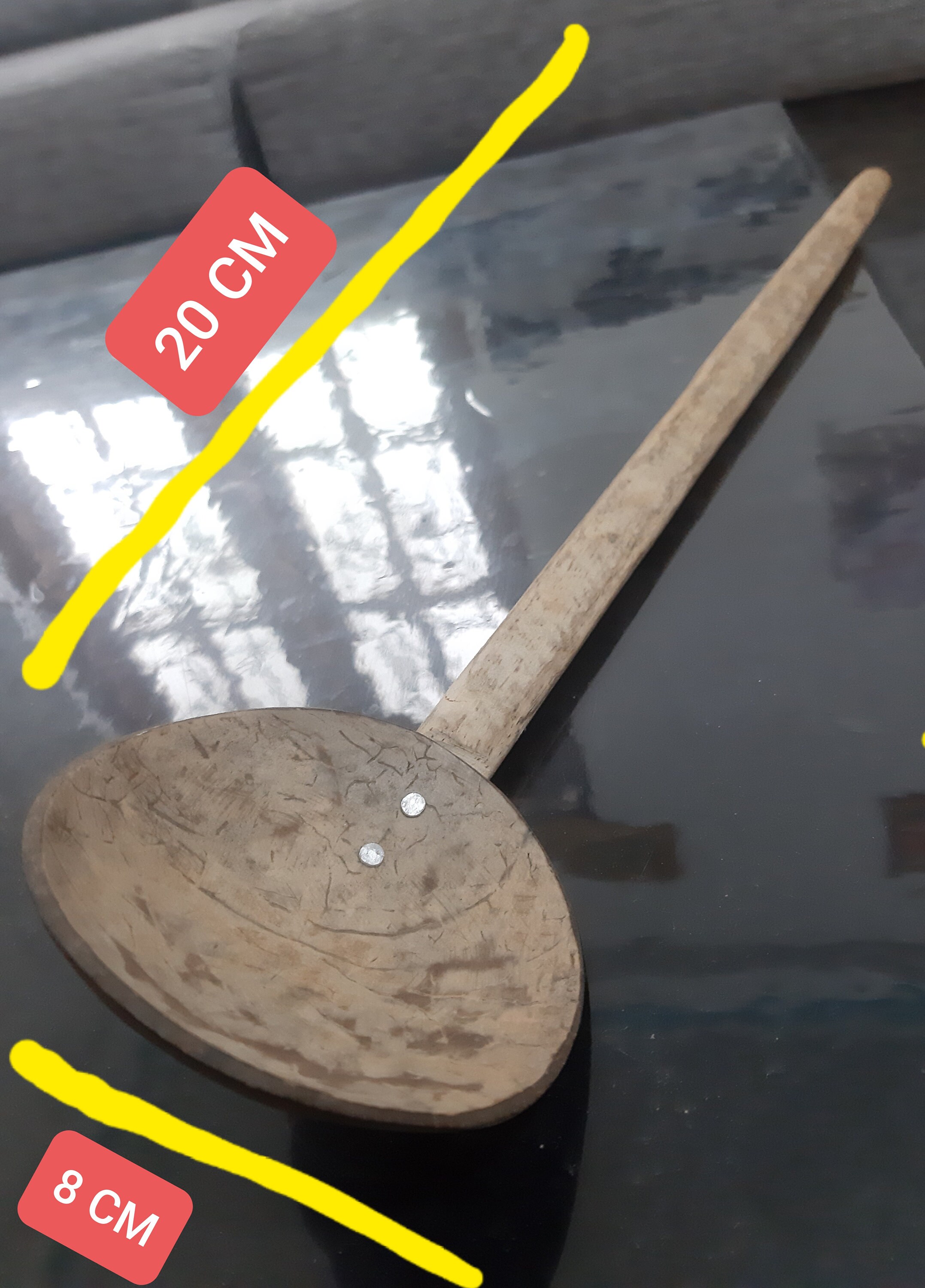 Details about   Handmade Coconut Shell Curry Spoon from Sri Lanka 