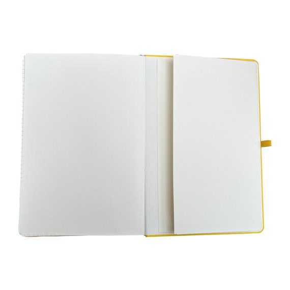 BMC LONDON A5 Squared Notebook – 120gsm Thick Paper, Hardback Cover, Perfect For Math, Art, Or Daily Journaling
