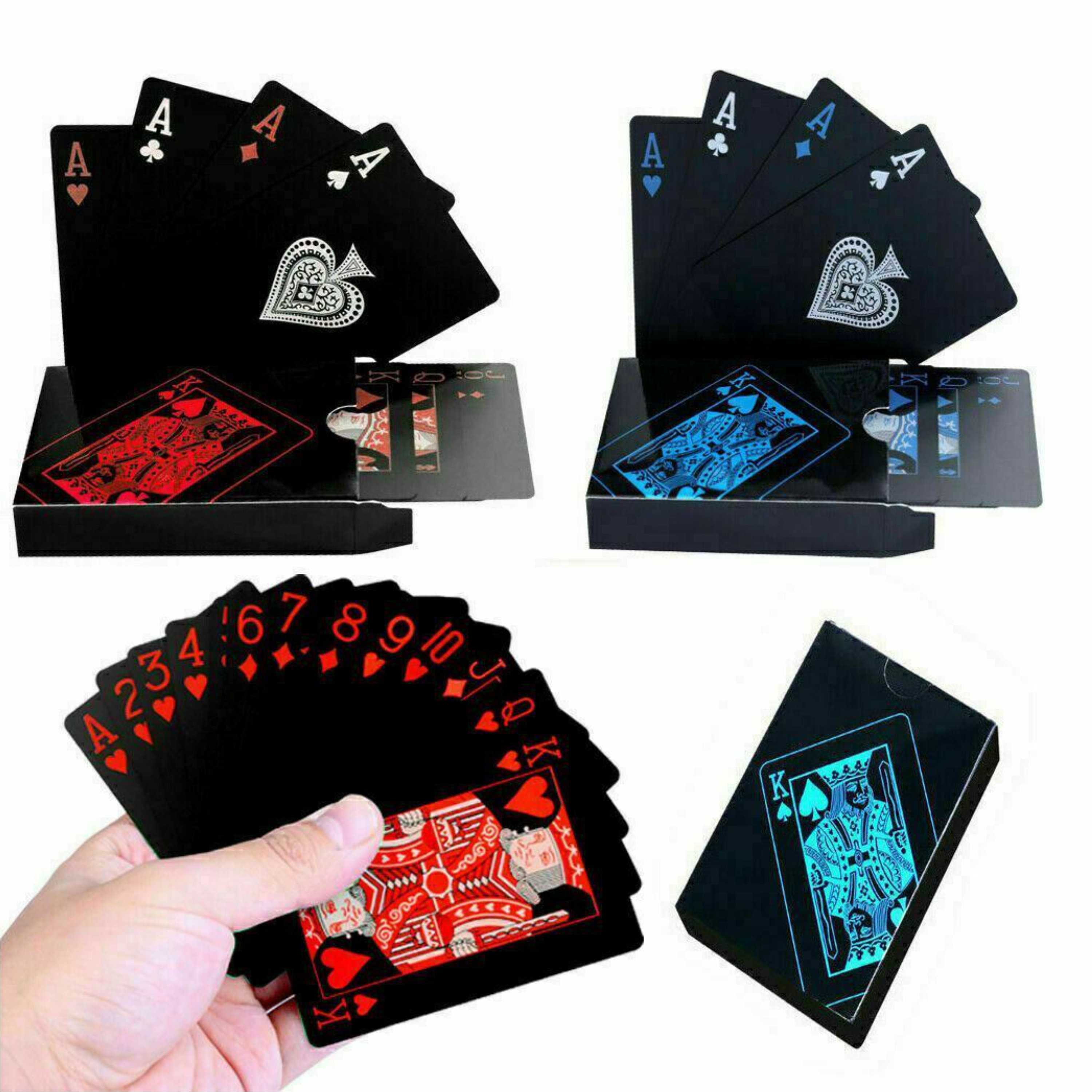 Waterproof Plastic Playing Cards Poker Card Creative Party Etsy