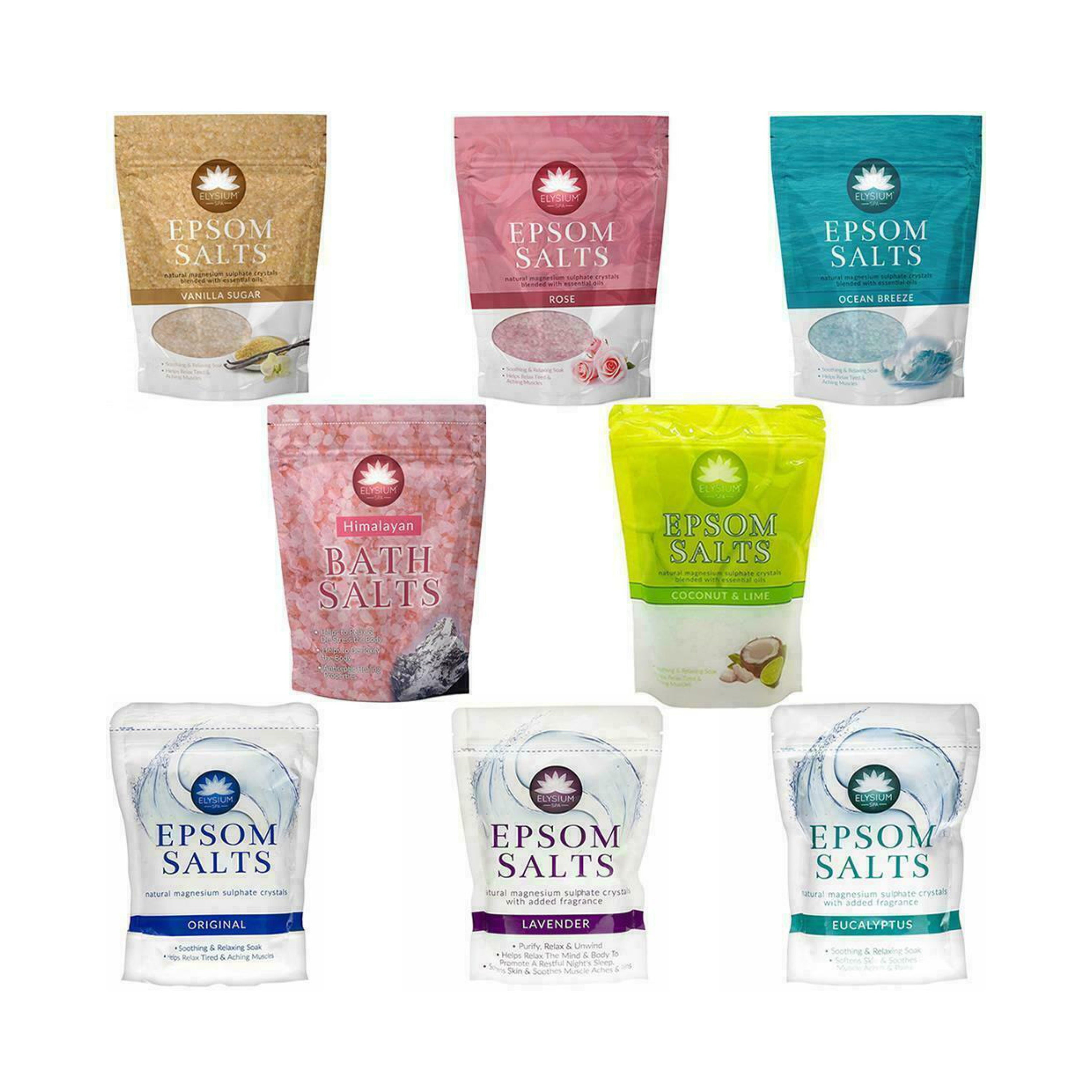 Epsom Bath Salts Natural Magnesium Sulphate For Relax Muscle Etsy