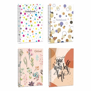 A5 Notebook Lined Paper Twin wire Bound Ruled Notepad Journal
