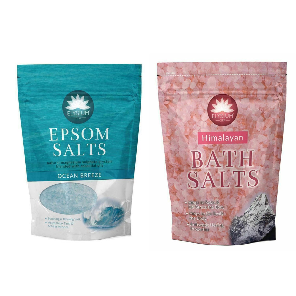 Epsom Bath Salts Natural Magnesium Sulphate For Relax Muscle Etsy