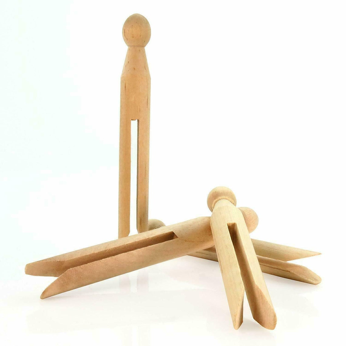 Wooden Dolly Pegs Traditional Wood Pegs Vintage Eco Etsy UK