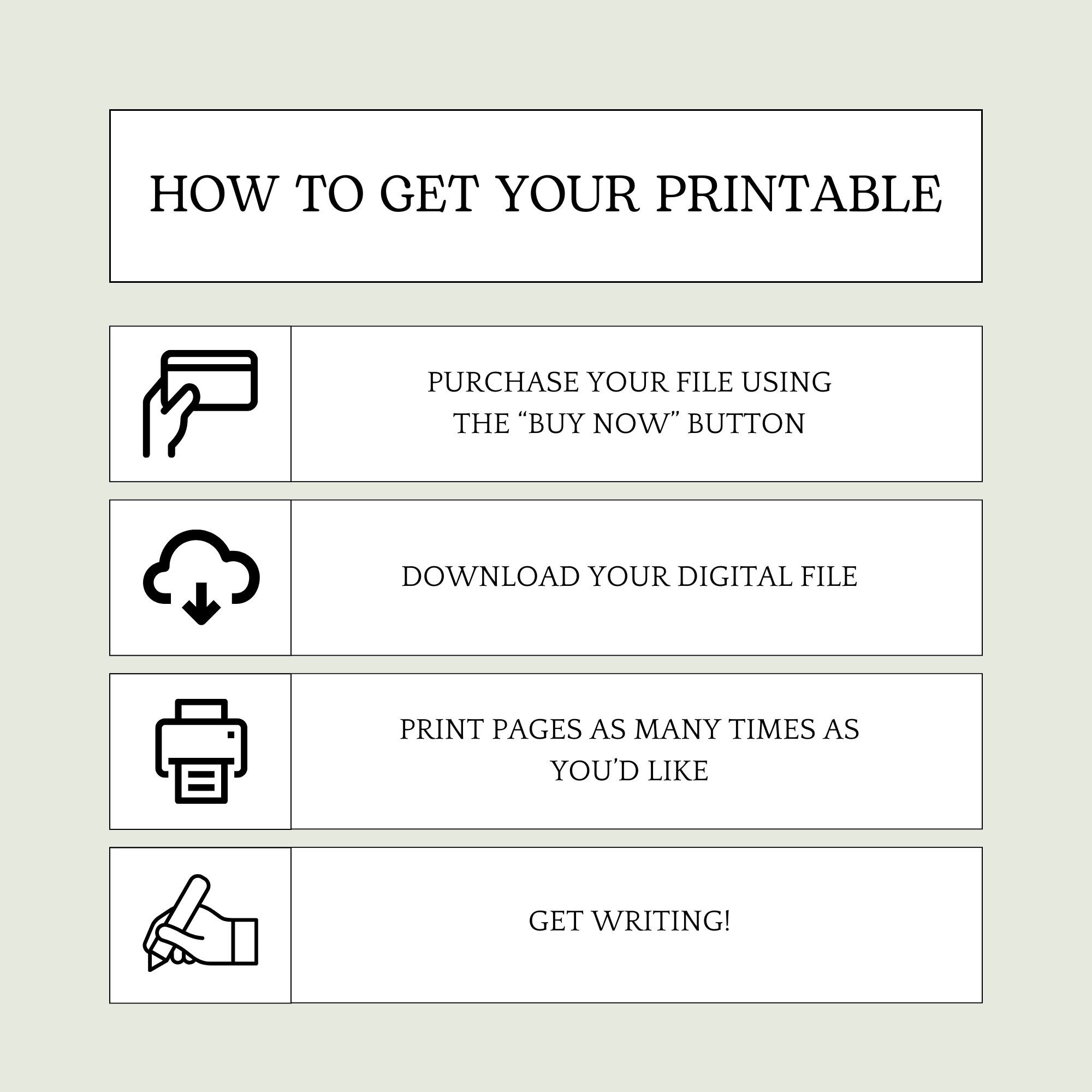 Printable Minimalist Food Journal, Weekly Food Journal With Hydration ...