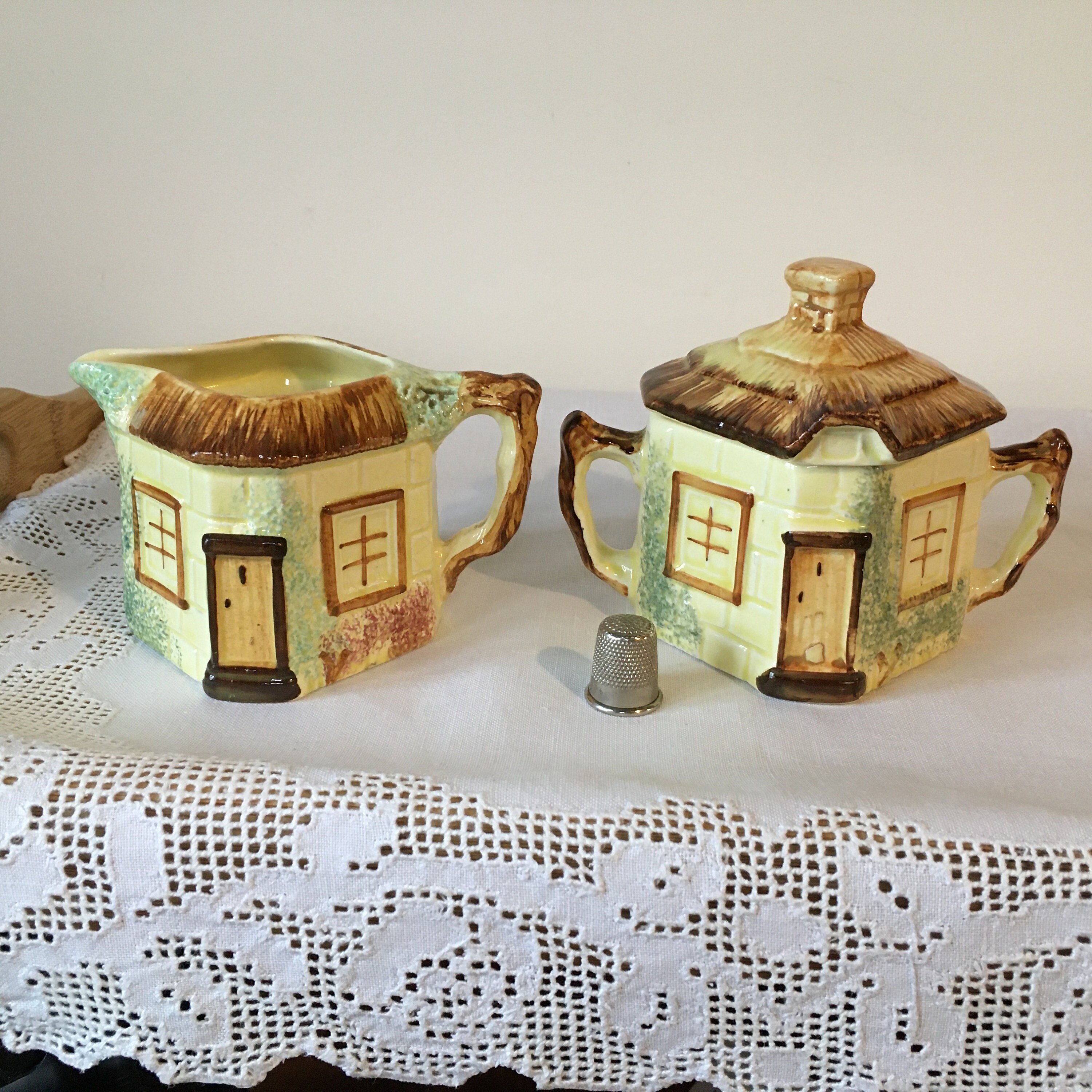 Tea Set Keele Street Pottery Cottageware Hand Painted Ceramic Etsy