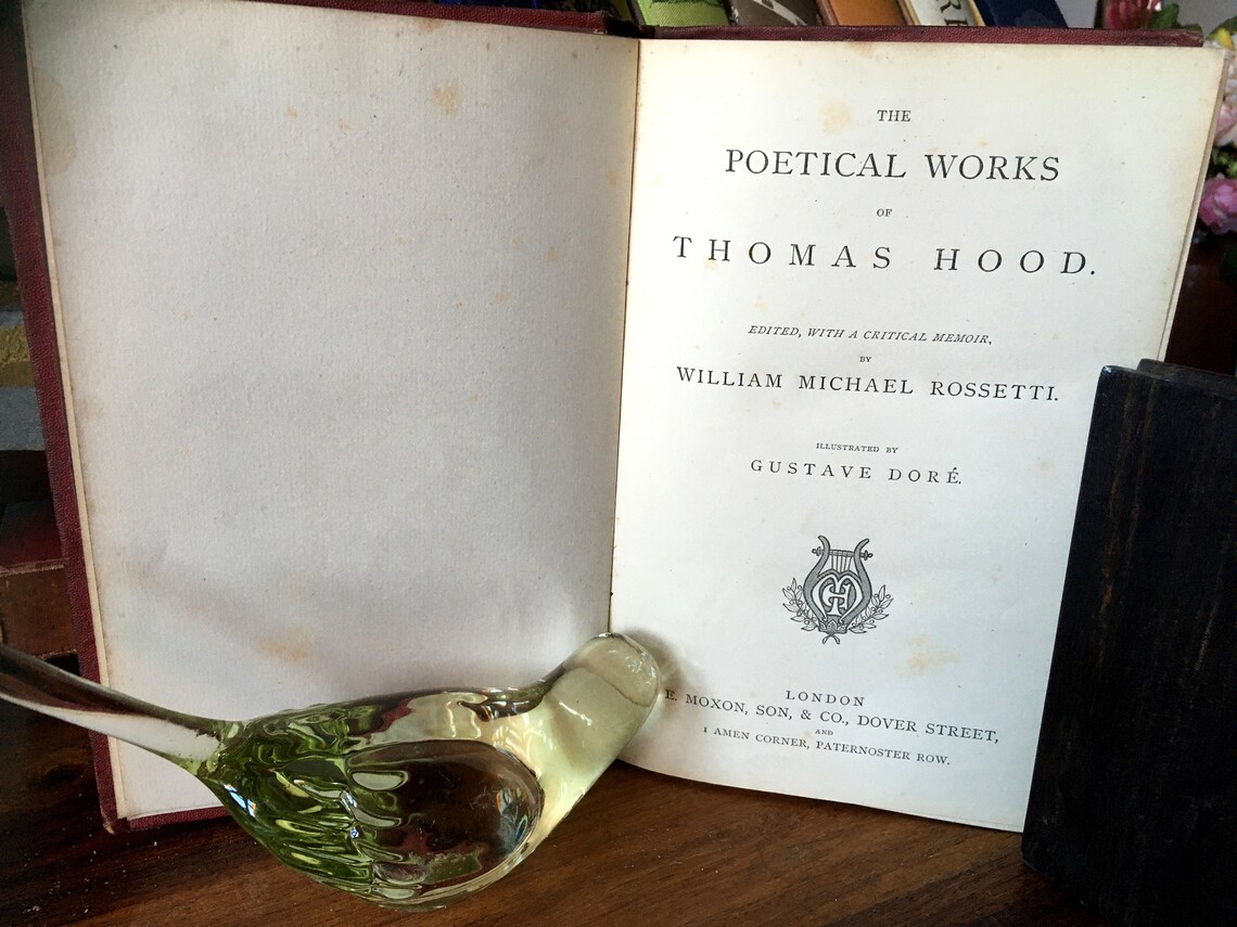 The Poetical Works of Thomas Hood 17991846 First Edition Etsy.de