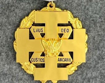 Consistory Commander-in-Chief Jewel (Wings Up) 33rd Degree