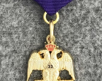 Scottish Rite Ribbon Masonic Jewel Ribbon - Etsy