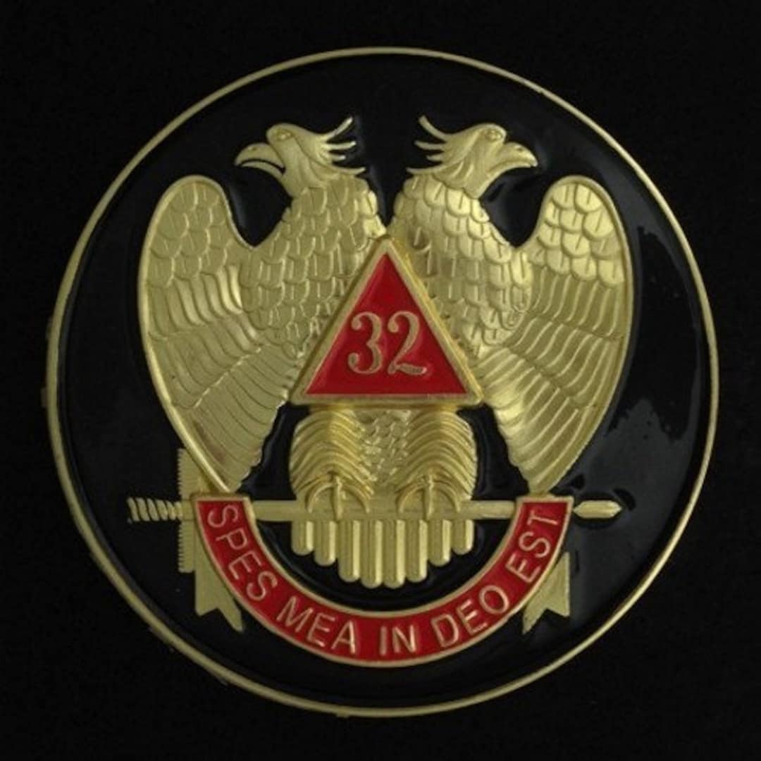 Scottish Rite Auto Emblem 32nd Degree Scottish Rite (black) Car Auto Emblem - Etsy