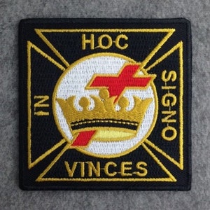 Knights Templar Embroidered Patch (3&quot;)