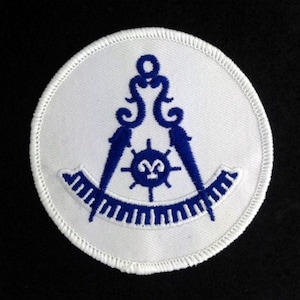 Masonic Past Master Embroidered Patch (3&quot;)