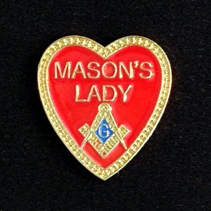 Mason's Lady Lapel Pin