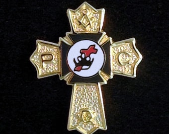 Caballeros Templarios Pasado Comandante Eminente Lapel Pin