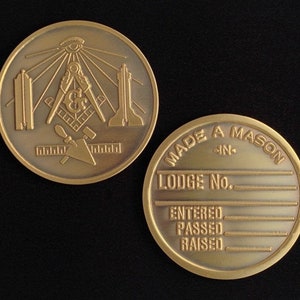 Masonic Degrees Medallion