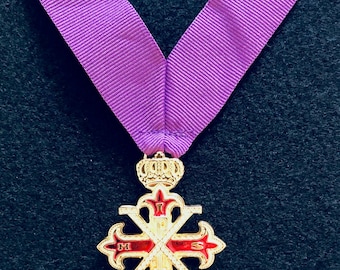 Red Cross of Constantine Sovereign (Past) Jewel with Collerette