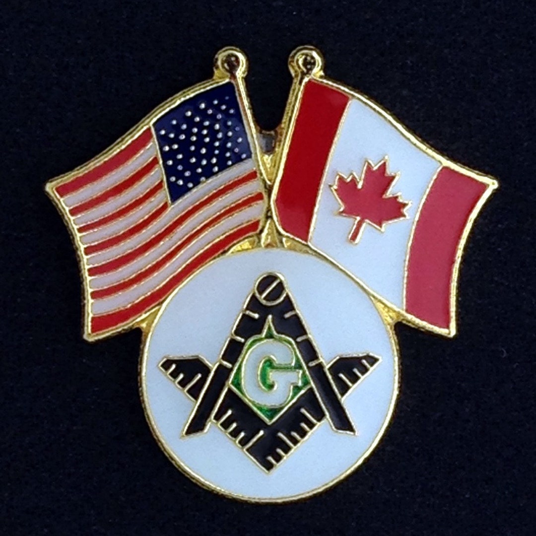 United States & Canadian Lapel Pin - Etsy