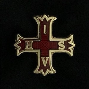 Red Cross of Constantine Member&#39;s Lapel Pin