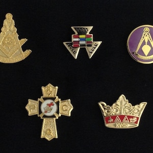 Knight York Cross of Honor (KYCH) Lapel Pin Collection