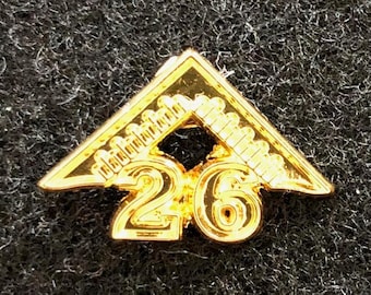 Masonic Master's Square Lapel Pin 2026