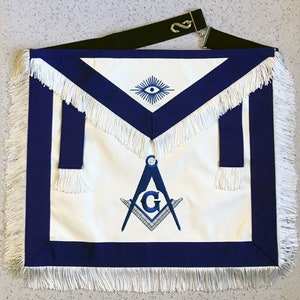 Master Mason Dress Apron - Deluxe Style