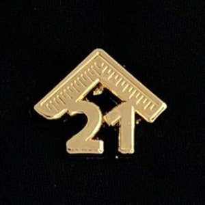 Masonic Master&#39;s Square Lapel Pin 2021 (Small)