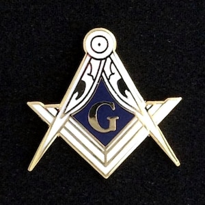 Masonic Cloisonne Lapel Pin