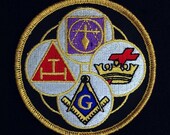 York Rite Bodies Embroidered Patch 3 - Etsy