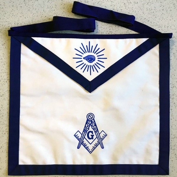 Master Mason's Printed Cloth Apron (MA-2B)