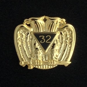 Scottish Rite 32nd Degree Double Headed Eagle Lapel Pin (SR-3)