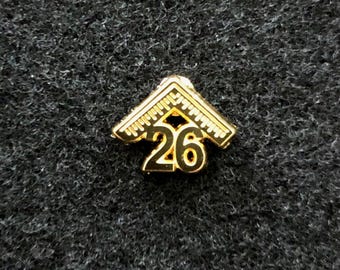 Masonic Master's Square Lapel Pin 2026 (Small)