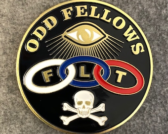 Odd Fellows Car Auto Emblem (Black)