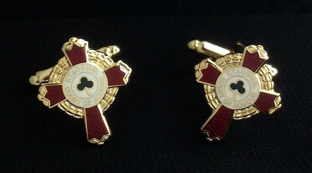 Scottish Rite Knight Commander Court of Honour Cuff Link Set - Etsy