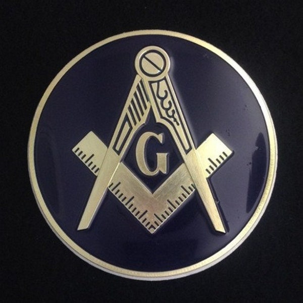 Masonic (Dark Blue) Car Auto Emblem