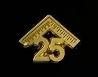 Masonic Master's Square Lapel Pin 2025 (Small)