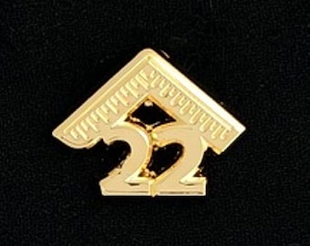 Masonic Master's Square Lapel Pin 2022 (Small)