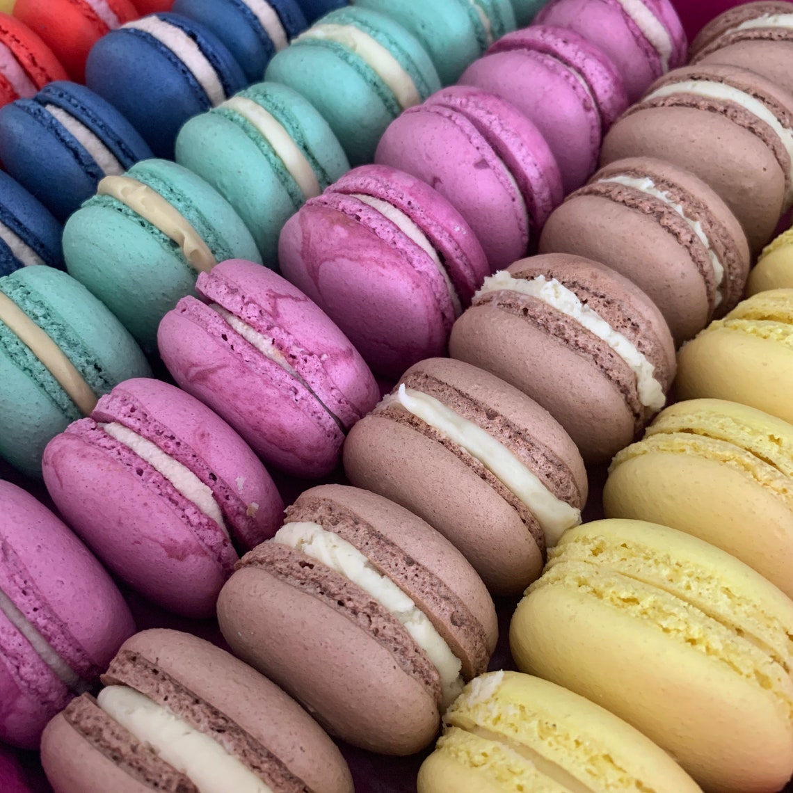 Classic Macaron Cookie Best Selling Flavours Birthday Etsy