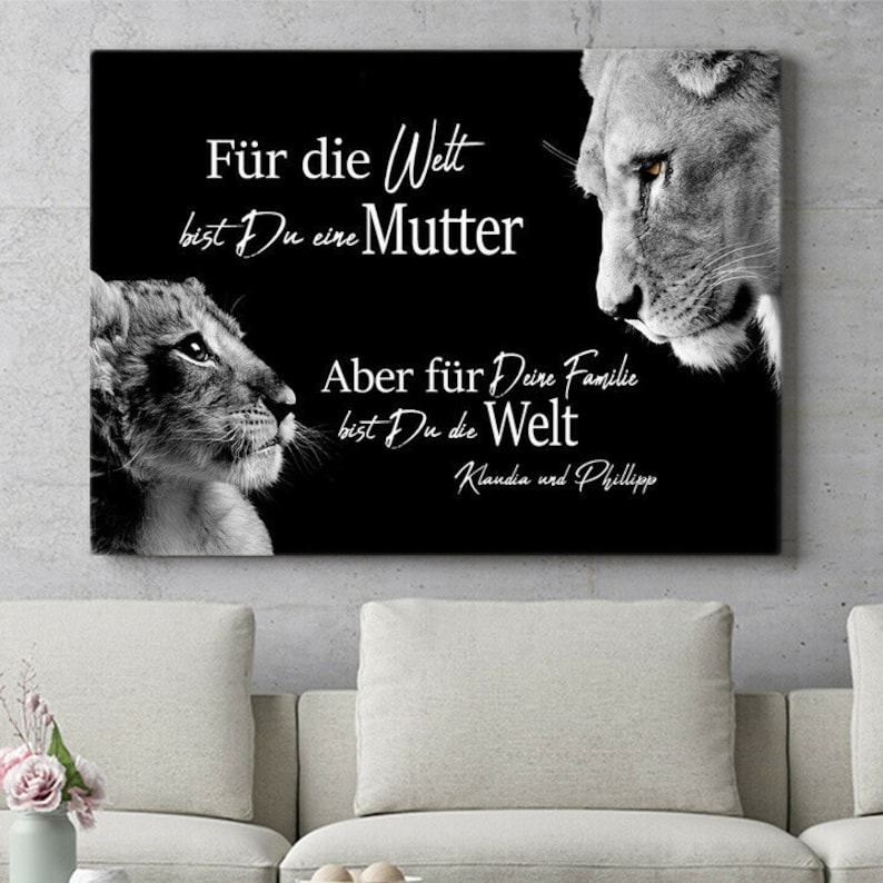 Personalisiertes Geschenk Mutter, Geschenk für Mama, Muttertagsgeschenk, Geburtstagsgeschenk, Weihnachtsgeschenk Mutter, Mama, Oma Bild 7