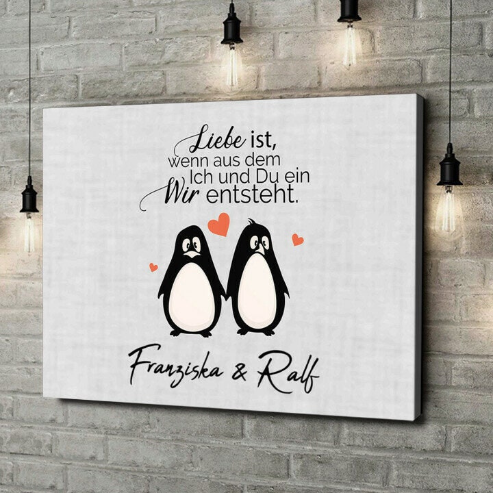Wenn Pinguine ihren Partner finden Geschenk, Sie sind mein Pinguin,  Jahrestagsgeschenk, Geschenke für sie, Geschenke für ihn, für eine  besondere Person -  Österreich