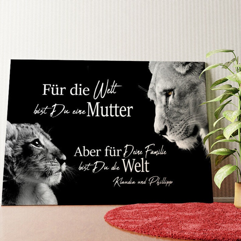 Personalisiertes Geschenk Mutter, Geschenk für Mama, Muttertagsgeschenk, Geburtstagsgeschenk, Weihnachtsgeschenk Mutter, Mama, Oma Bild 6