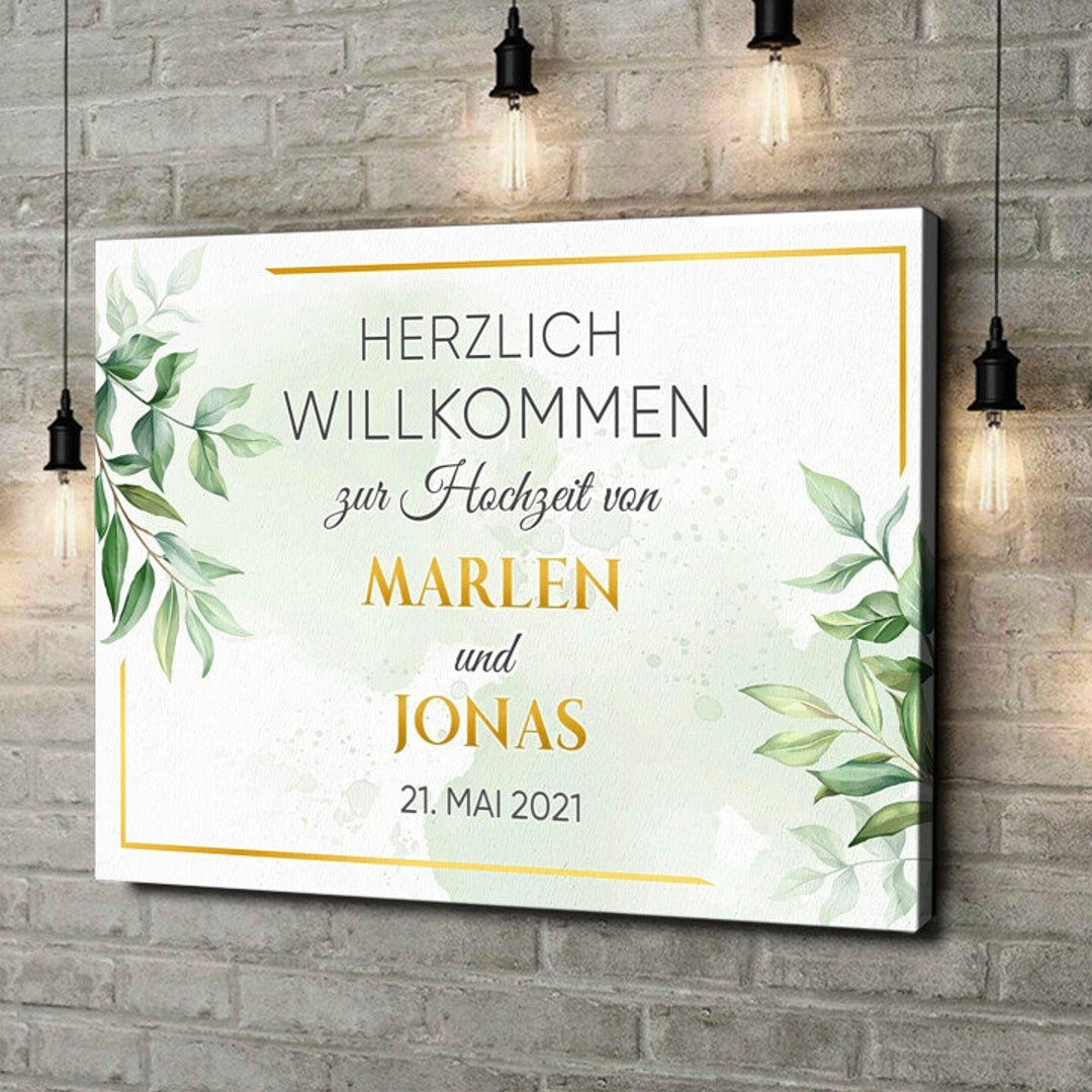 Willkommen Zur Hochzeit, Willkommensschild, Hochzeitsschild