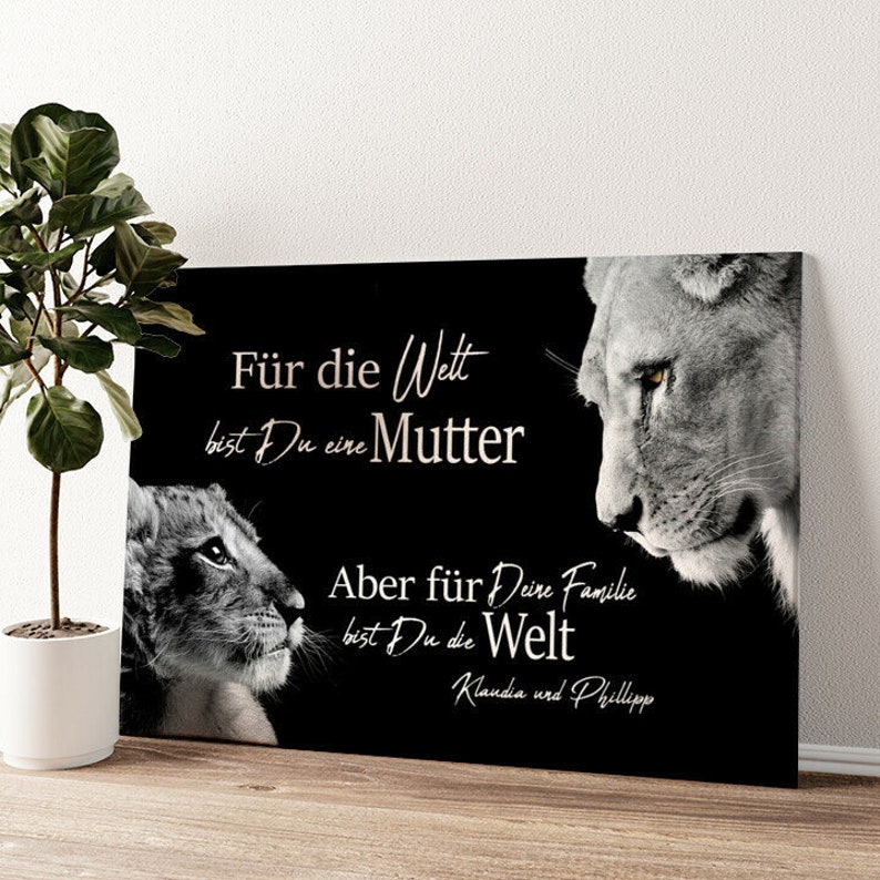 Personalisiertes Geschenk Mutter, Geschenk für Mama, Muttertagsgeschenk, Geburtstagsgeschenk, Weihnachtsgeschenk Mutter, Mama, Oma Bild 5