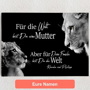 Personalisiertes Geschenk Mutter, Geschenk für Mama, Muttertagsgeschenk, Geburtstagsgeschenk, Weihnachtsgeschenk Mutter, Mama, Oma Bild 3