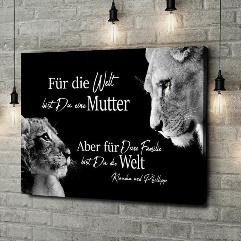 Personalisiertes Geschenk Mutter, Geschenk für Mama, Muttertagsgeschenk, Geburtstagsgeschenk, Weihnachtsgeschenk Mutter, Mama, Oma Bild 1