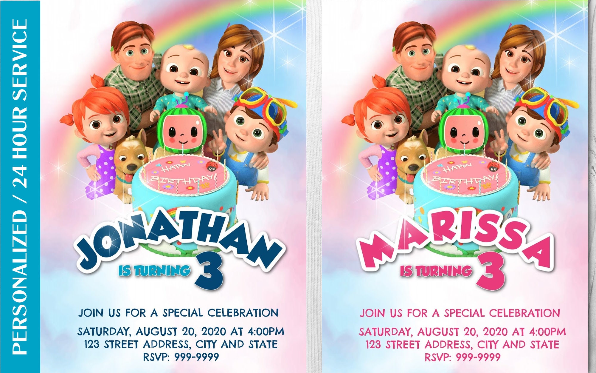 Personalized Birthday Invitation Boy Etsy Canada