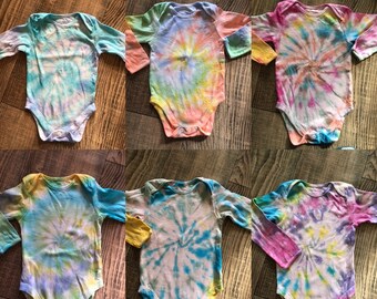 tie dye baby clothes uk