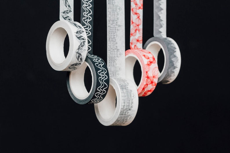 5 washi tapes design washi tape set