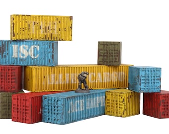 Infinity etc Warhammer 40k 28mm Shipping Container Wargame Terrain 